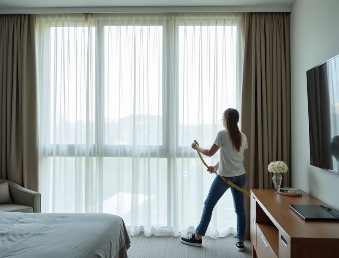 Aspley Sheer Curtain Cleaning